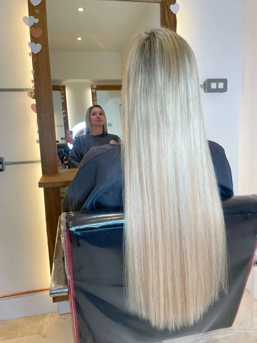 Example of hair services from the Flawless Finish team